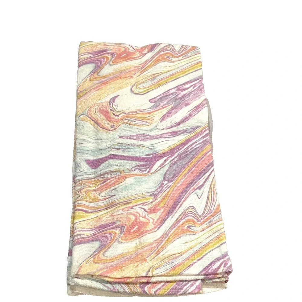 holiday home 2 pack kitchen towel set 100%‎ cotton bunny easter spring